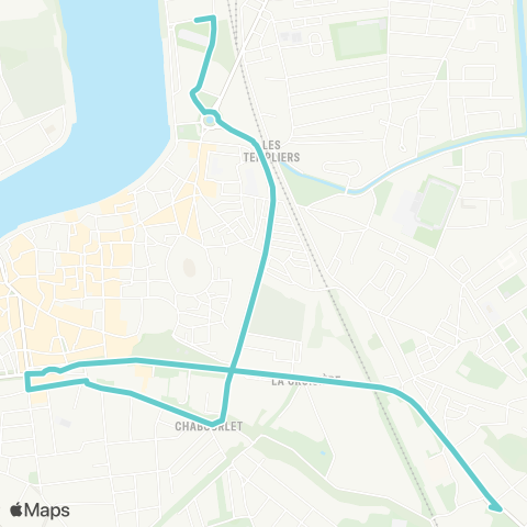 Envia Gare SNCF ↔︎ Parking des Minimes map