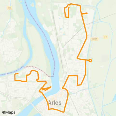 Envia ZI Nord ↔︎ Tournesol map