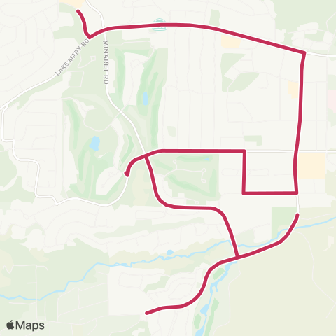 Eastern Sierra Transit Evening Trolley map