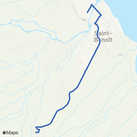 Estival St Benoît : Chemin Vabois - Gare rout. map