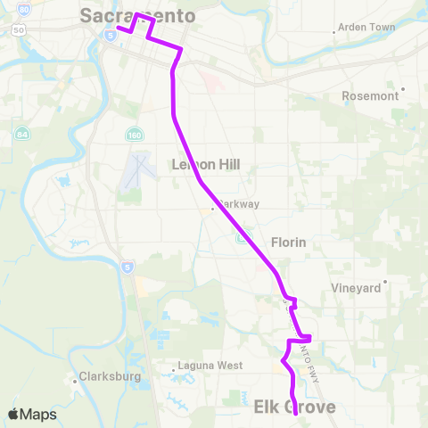 e-tran Route 10 map