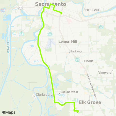 e-tran Route 11 map