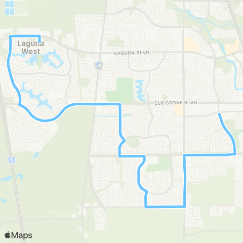 e-tran Route 111 map