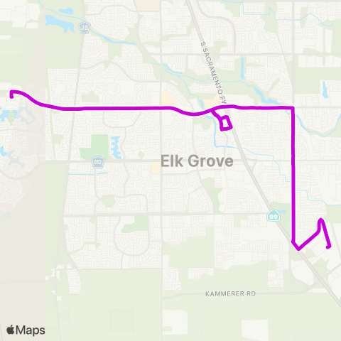 e-tran Route 113 map