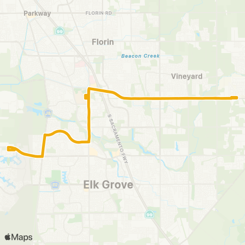 e-tran Route 114 map