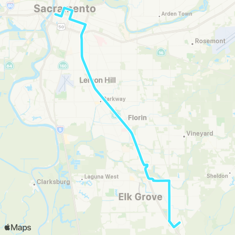 e-tran Route 13 map