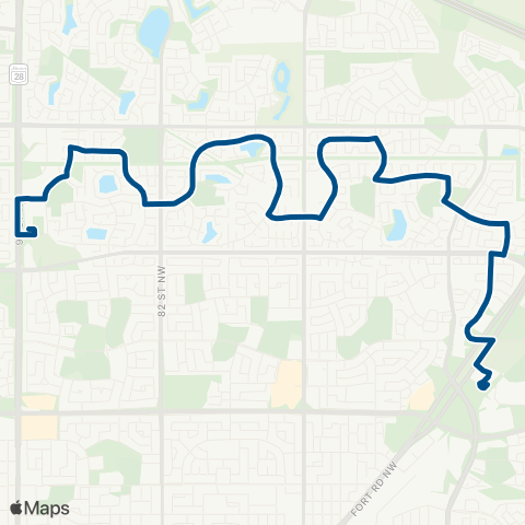 ETS Eaux Claires - West Clareview map