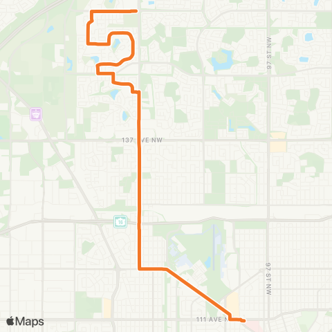 ETS Palisades - Kingsway Express map