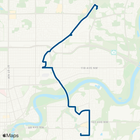 ETS Austin O'Brien - Coliseum - Clareview map