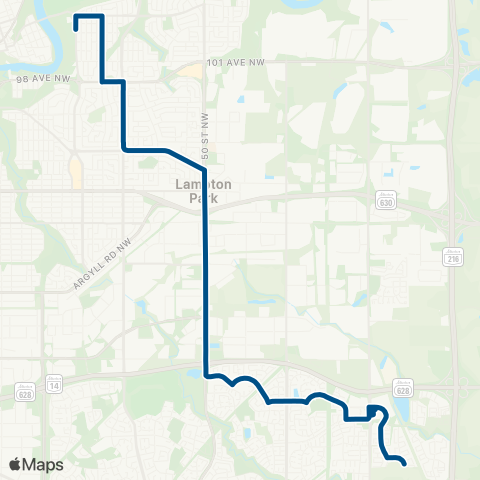 ETS McNally - Tamarack map