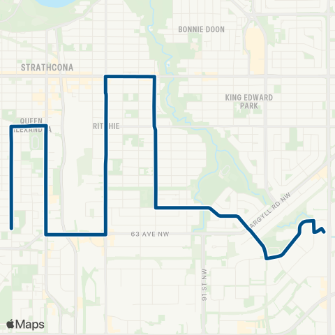 ETS Allendale - Strathcona map