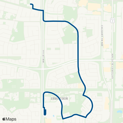 ETS Century Park - Harry Ainlay map