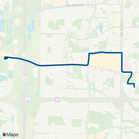 ETS H.E. Beriault - Lewis Farms map