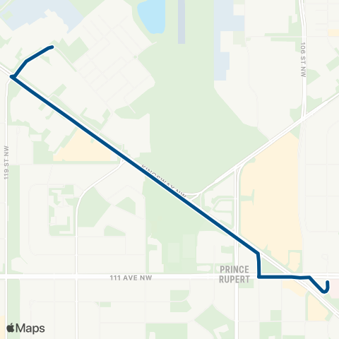 ETS Amiskwaciy - Kingsway map