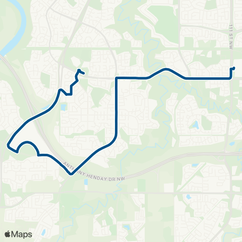 ETS Leger - Century Park map