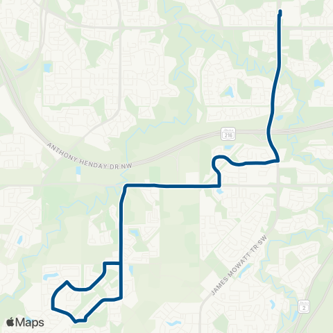 ETS Century Park - Chappelle map