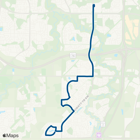 ETS Century Park - Rutherford - Desrochers map