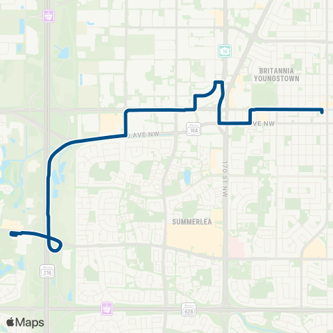 ETS Lewis Farms - Jasper Place map