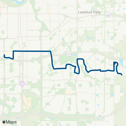 ETS Tamarack - Southgate map