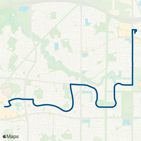 ETS Mill Woods - Meadows map