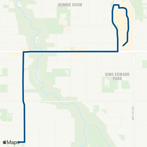 ETS Bonnie Doon - Ritchie map