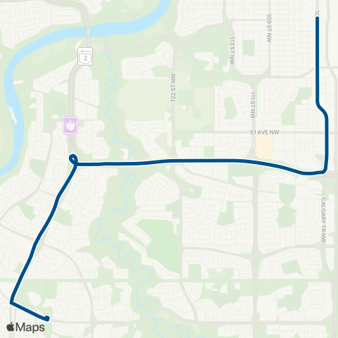 ETS Leger - Strathcona HS map