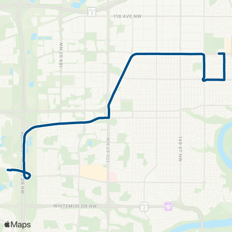 ETS Ross Sheppard - A. Macdonald - Lewis Farms map