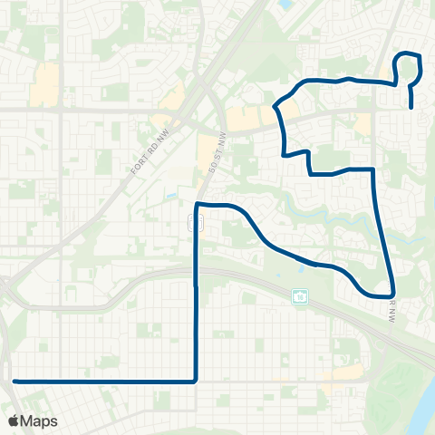 ETS Eastglen - Bannerman map