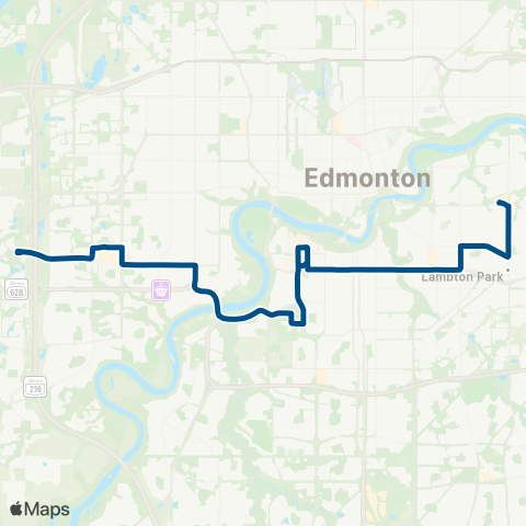 ETS Lewis Farms - University - Capilano map