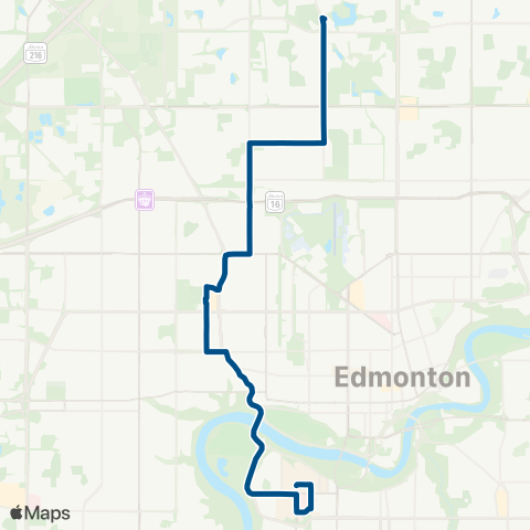 ETS Castle Downs - University map