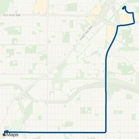 ETS Coliseum - East Clareview map