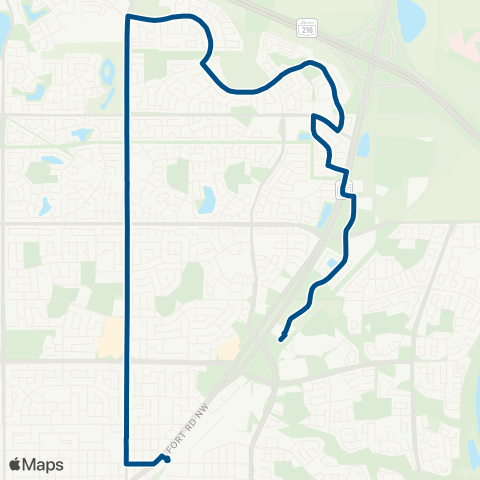 ETS Belvedere - West Clareview map