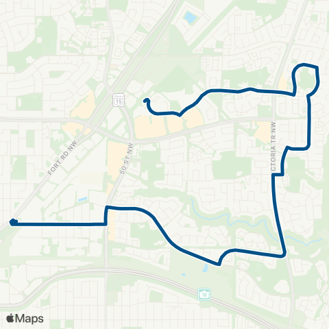 ETS Belvedere - East Clareview map