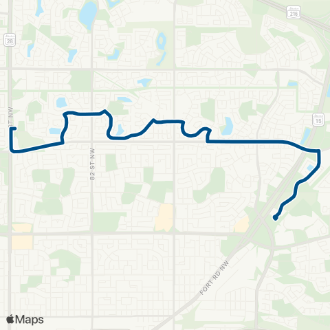 ETS Eaux Claires - West Clareview map