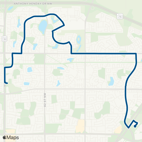 ETS Eaux Claires - West Clareview map