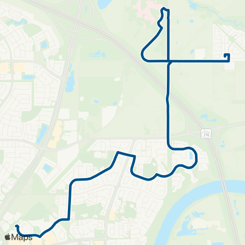 ETS Clareview - Fraser - Evergreen map