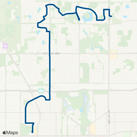 ETS Westmount - Eaux Claires map