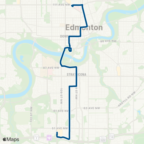 ETS Southgate - Kingsway map