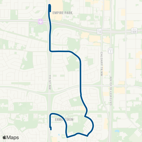 ETS Century Park - Southgate map