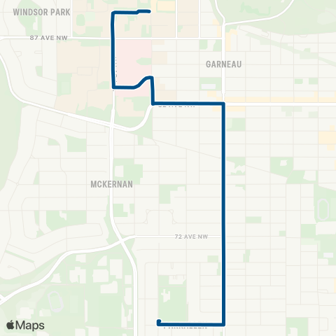 ETS University - Parkallen map