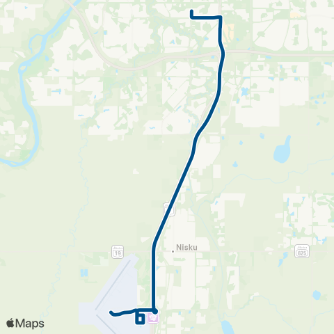 ETS Century Pk - Edmonton International Airport map