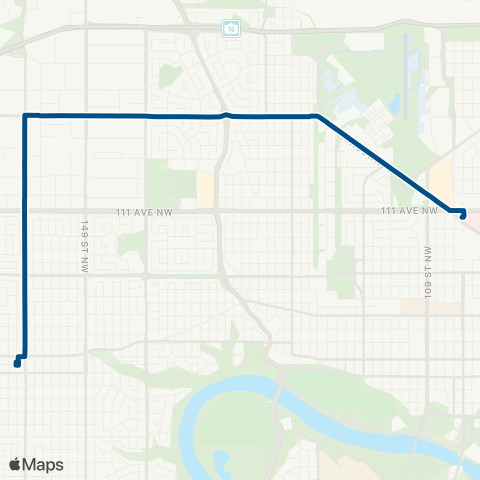 ETS Jasper Place - Kingsway map