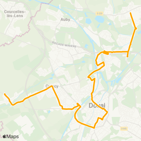 Évéole Roost 4 Pavés - Esquerchin Motte du Moulin map