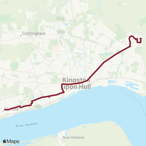 East Yorkshire  map