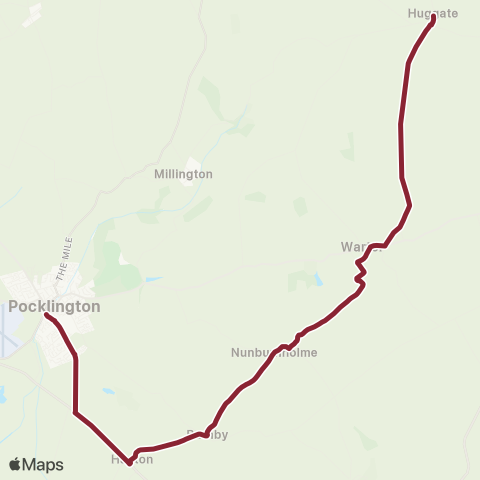 East Yorkshire  map