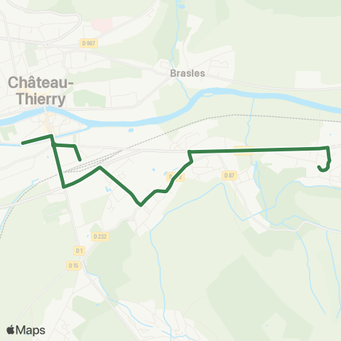 Fablio Étampes - Chierry - Blesmes - Château-Thierry Gare SNCF map