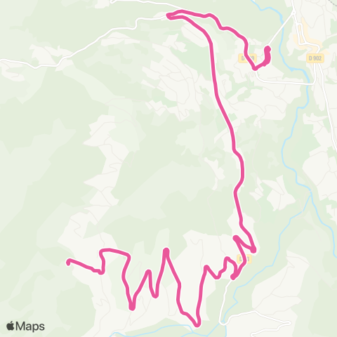 Facilibus Le Bettex - le Gollet d'en Haut map