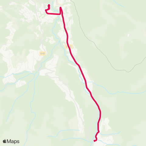 Facilibus Télécabines / le Châtelet - le Gerdil map