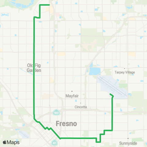 FAX Palm / Butler map