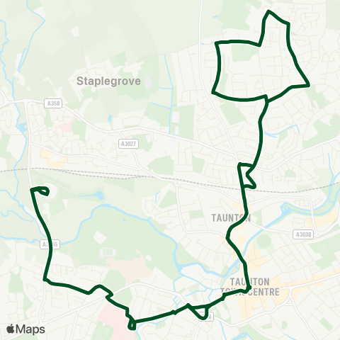 First Buses of Somerset  map